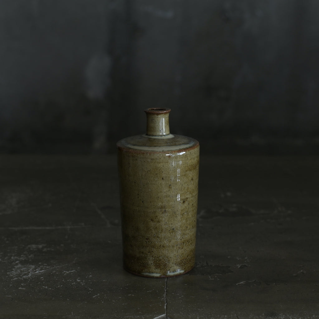 平山元康｜糠釉瓶（ローソク型）｜25-018