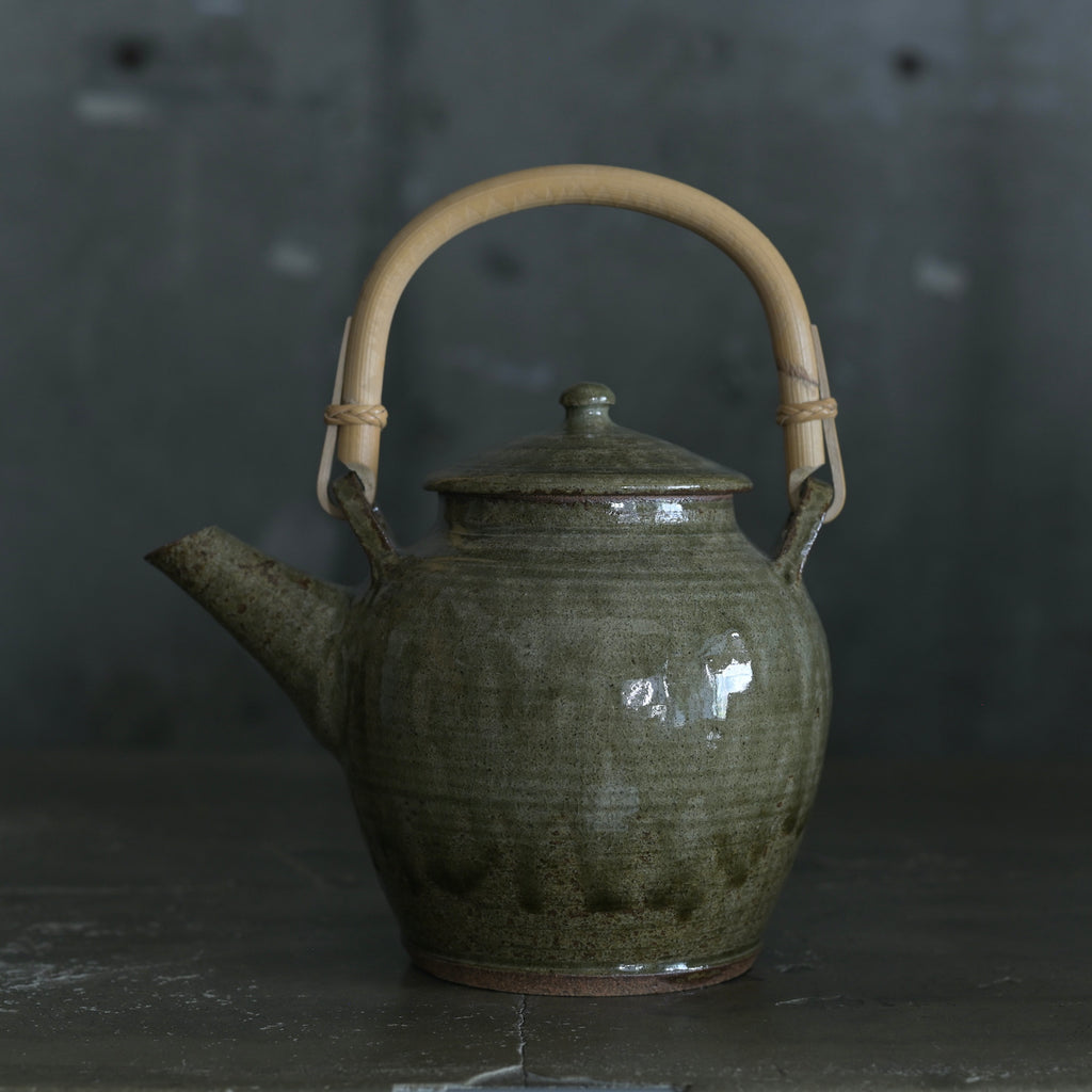 平山元康｜灰釉土瓶＜大＞｜25-092