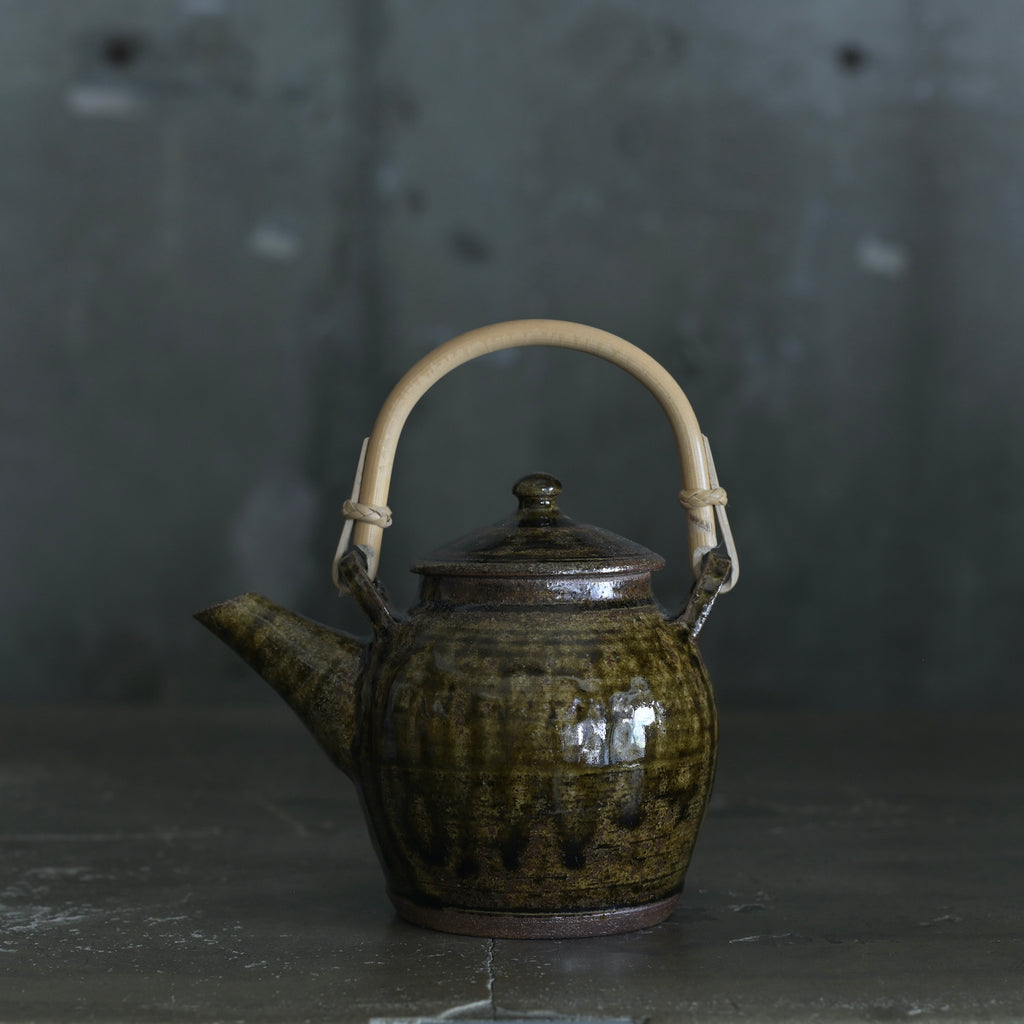 平山元康｜飴釉土瓶＜小＞｜25-098