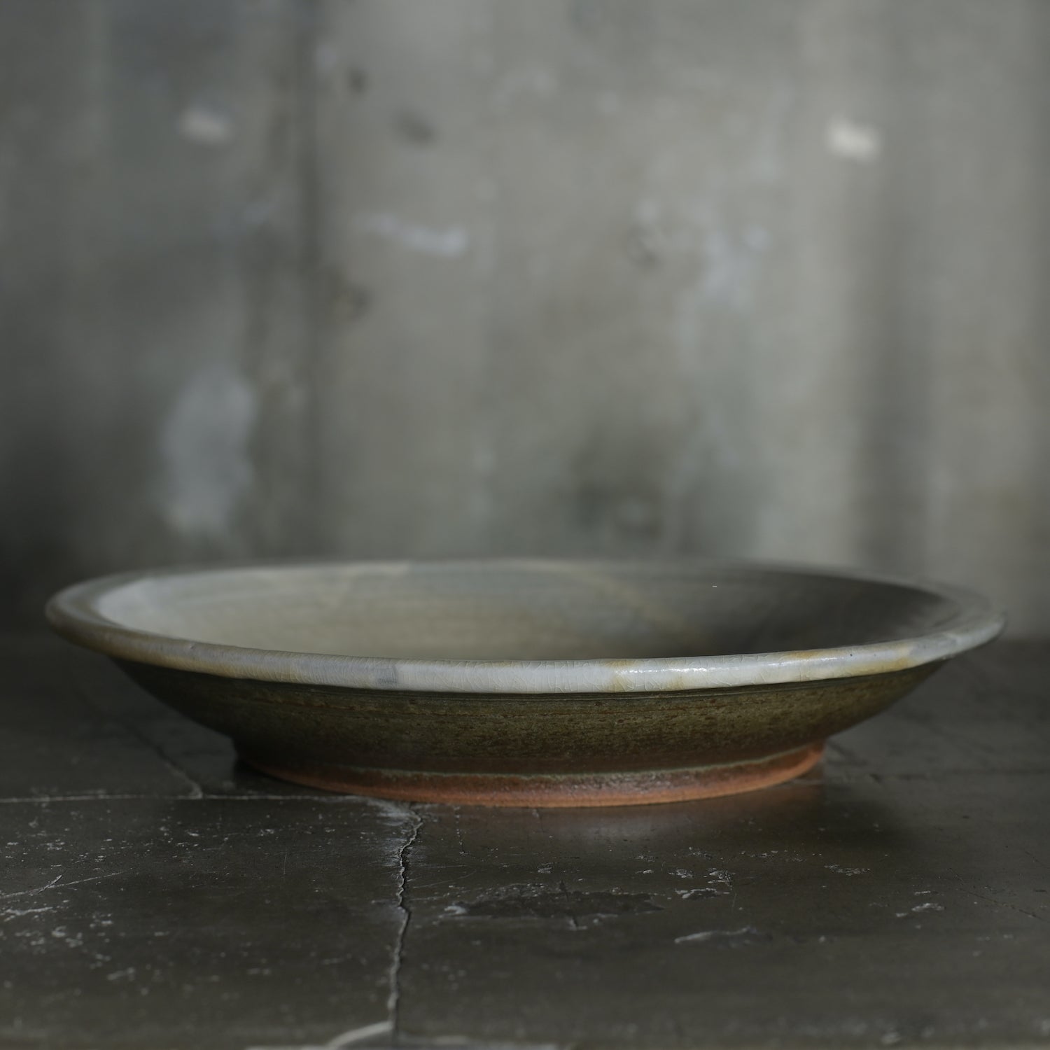 平山元康｜白掛皿｜25-022