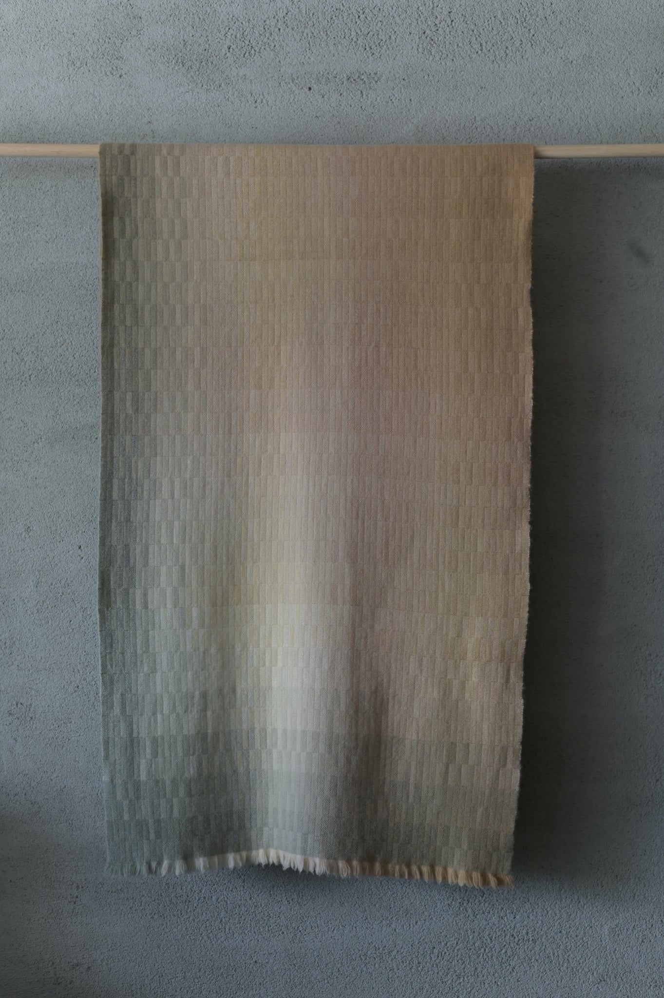 高見由香｜Yuka Takami｜カシミヤ二重織ストール ｜M-1