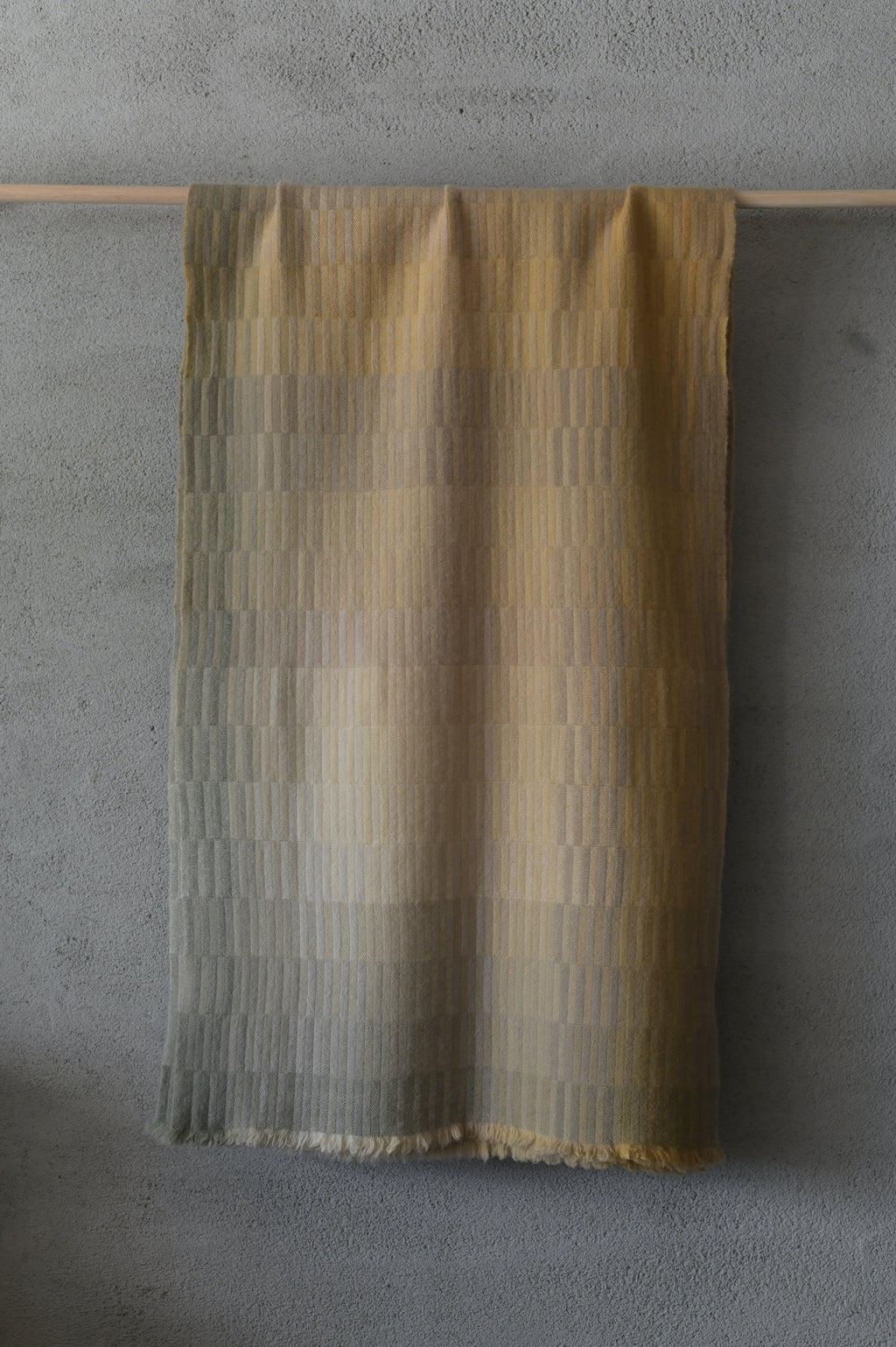 高見由香｜Yuka Takami｜カシミヤ二重織ストール 黄昏｜M-2