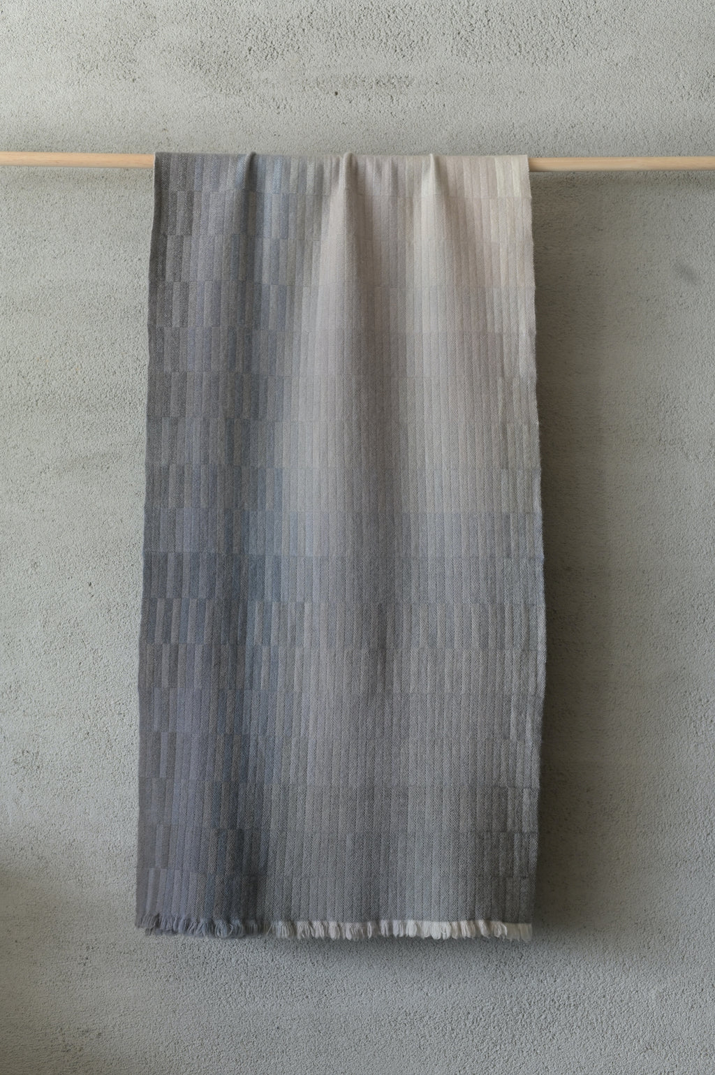 高見由香｜Yuka Takami｜カシミヤ二重織ストール 夏至｜M-3