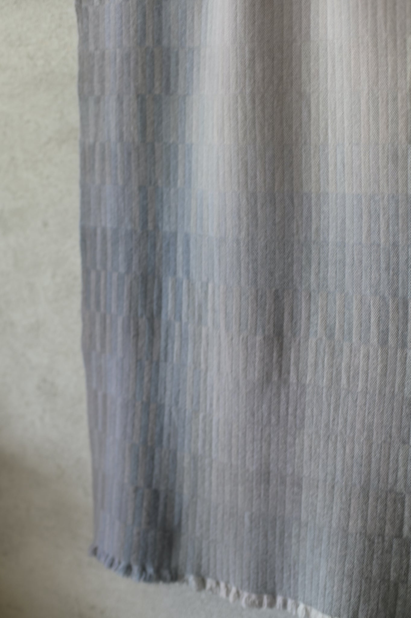 高見由香｜Yuka Takami｜カシミヤ二重織ストール 夏至｜M-3