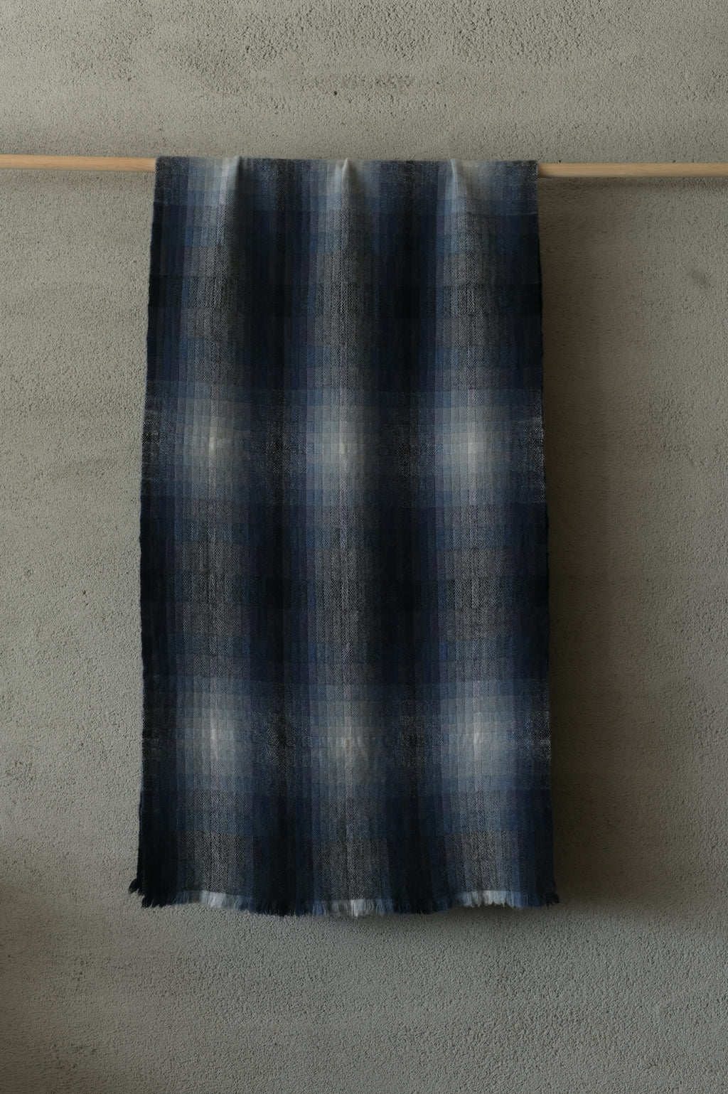 高見由香｜Yuka Takami｜カシミヤ二重織ストール 夜光｜M-4