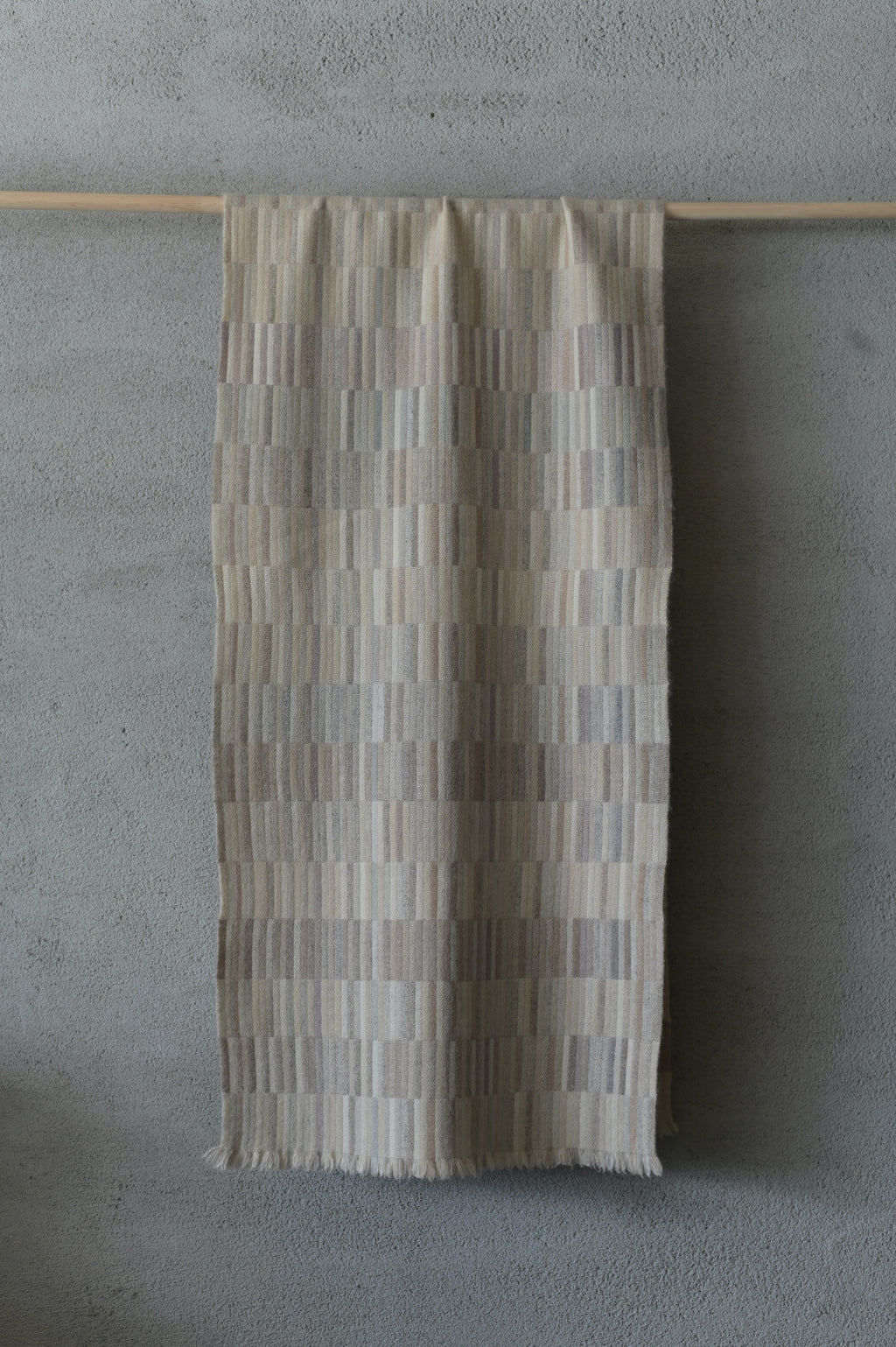 高見由香｜Yuka Takami｜カシミヤ二重織ストール 冬の日｜M-5