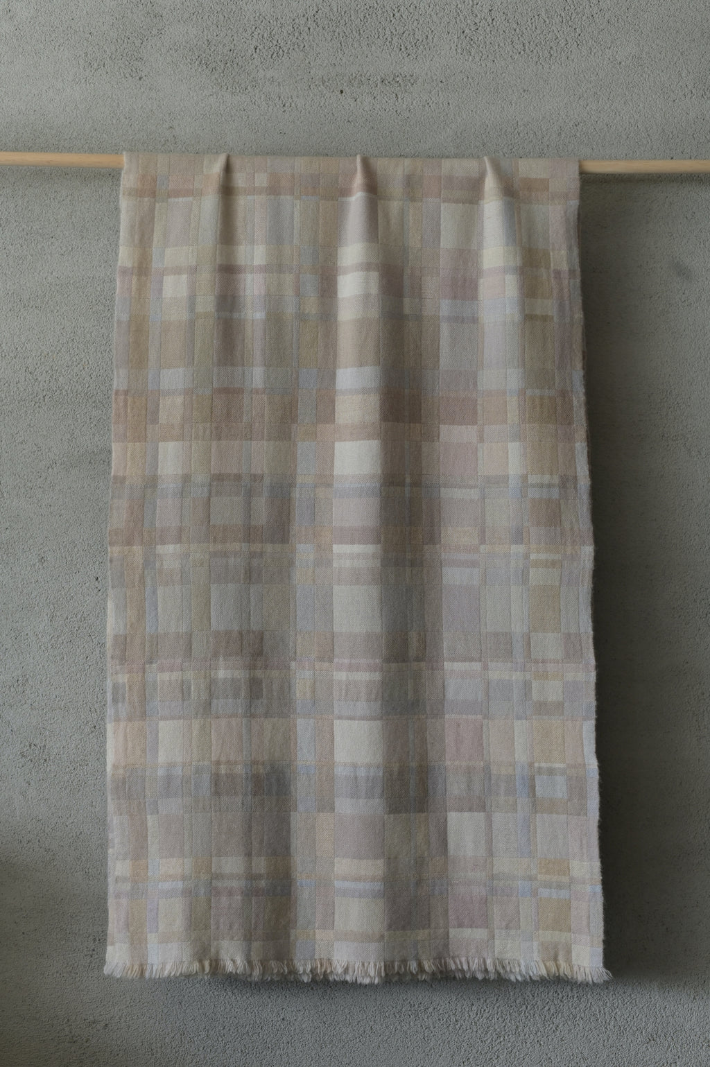 高見由香｜Yuka Takami｜カシミヤ二重織ストール 霞｜M-10