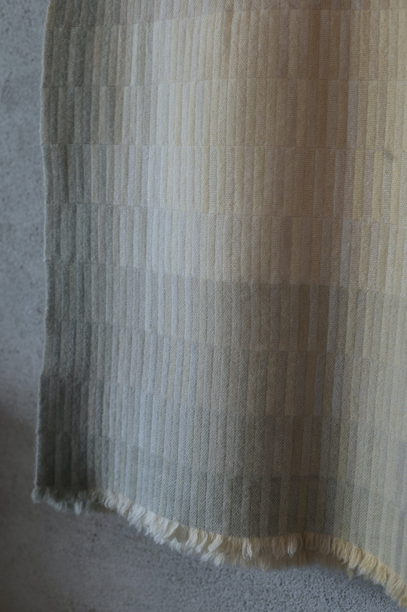 高見由香｜Yuka Takami｜カシミヤ二重織ストール 黄昏｜M-2