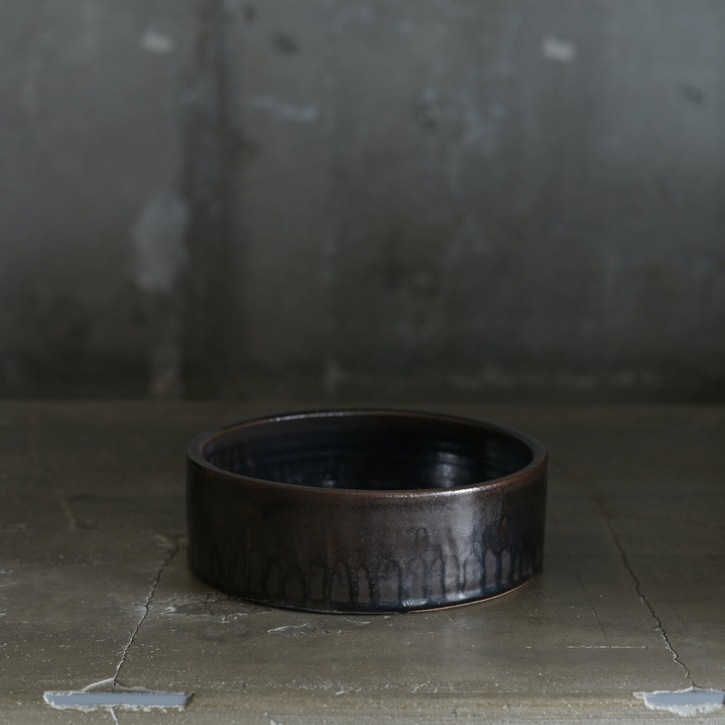 平山元康｜飴黒胴羅鉢｜25-037