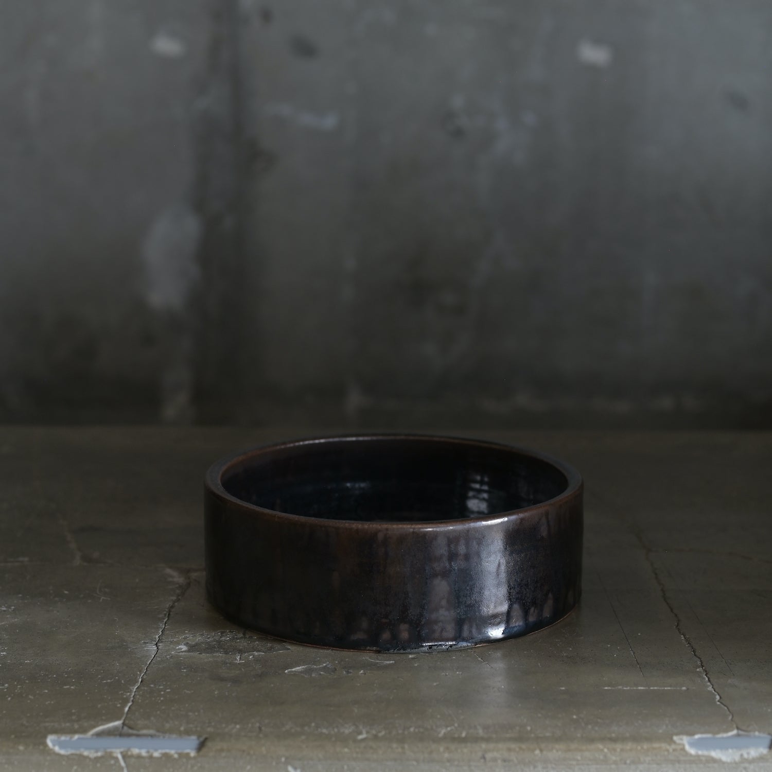 平山元康｜飴黒胴羅鉢｜25-037