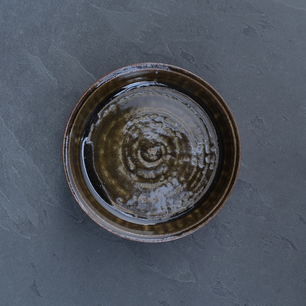 平山元康｜飴釉胴羅鉢｜25-039