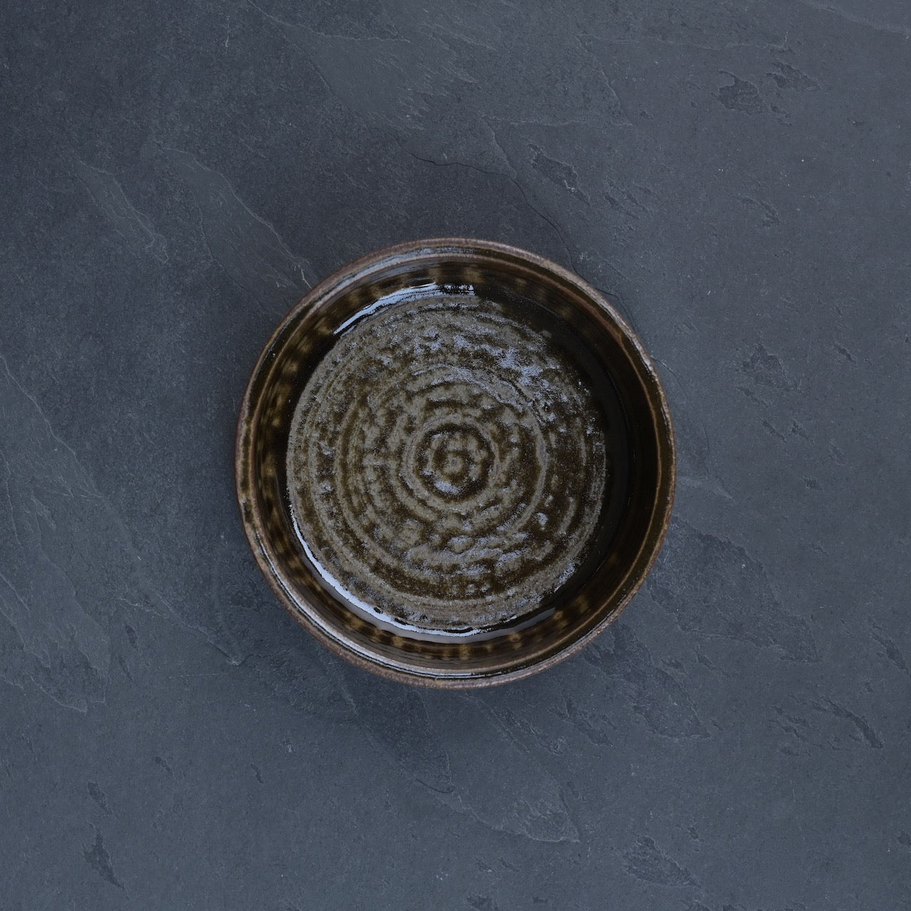 平山元康｜飴釉胴羅鉢｜25-042