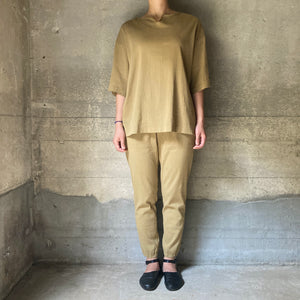 BIWACOTTON×KAZUTO KOBAYASHI｜ビワコットン｜キーネックTシャツ｜3413806｜グレー