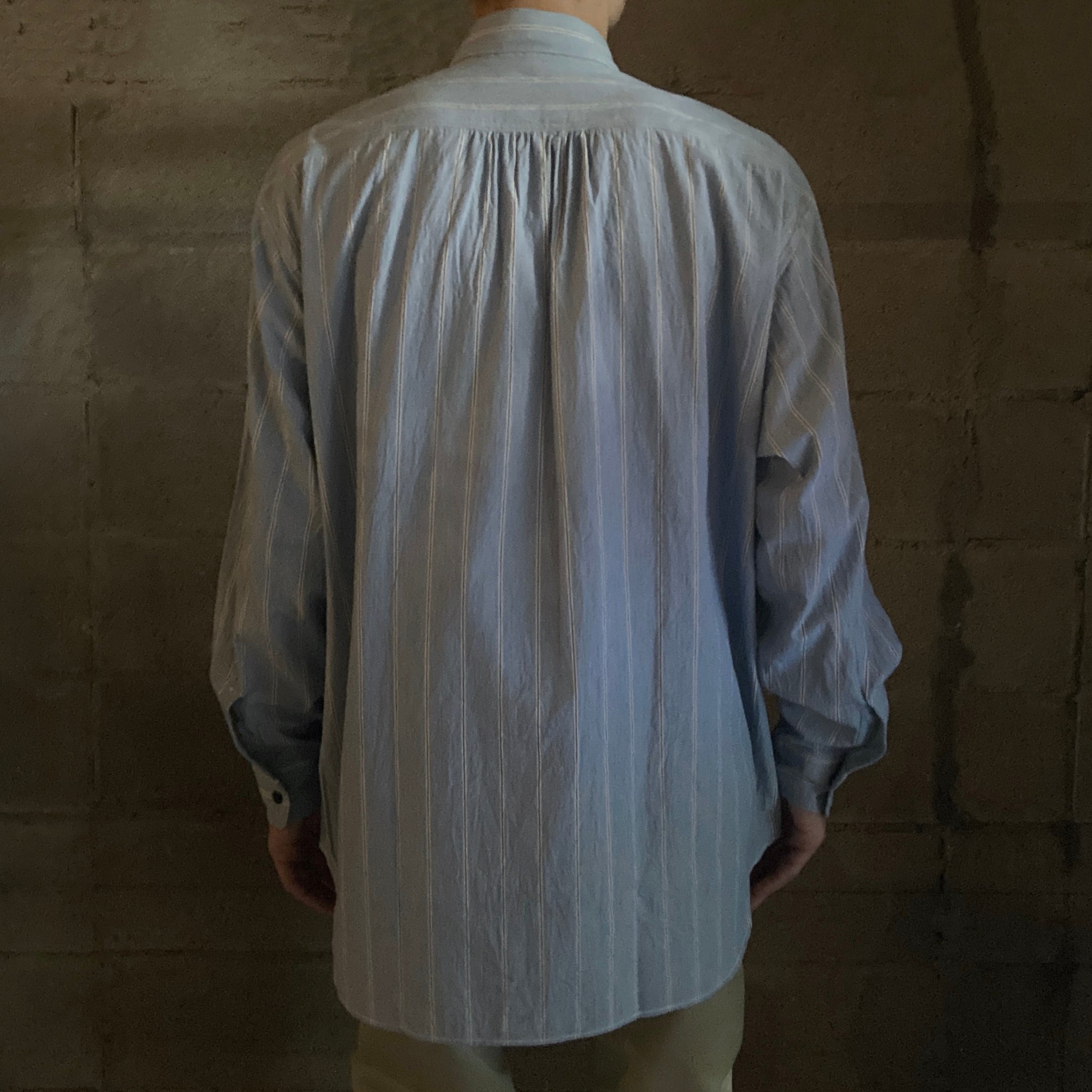 FUJITO｜BS  Work Shirt｜Blue Stripe