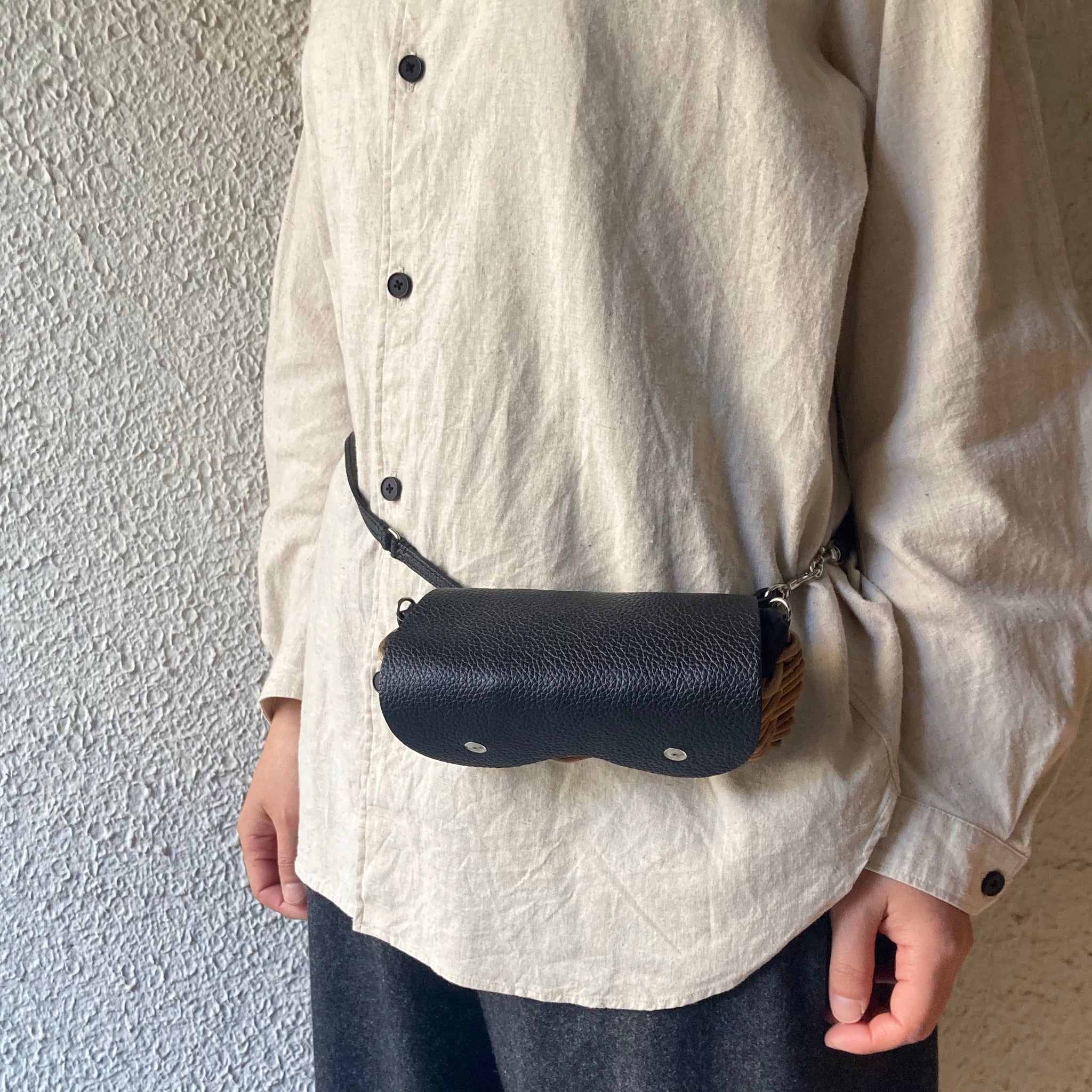 ebagos｜メガネケース｜25AW #40626｜BK