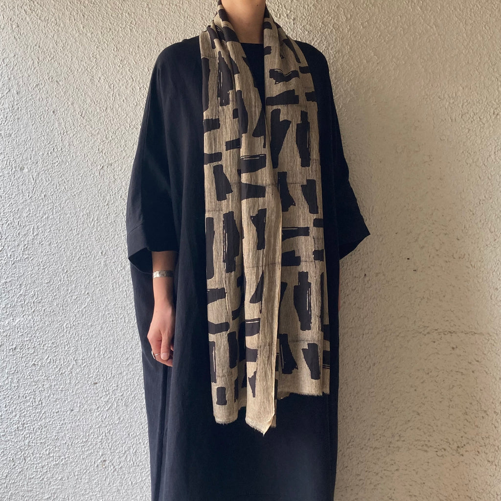 mills shawl｜Branch｜stripe