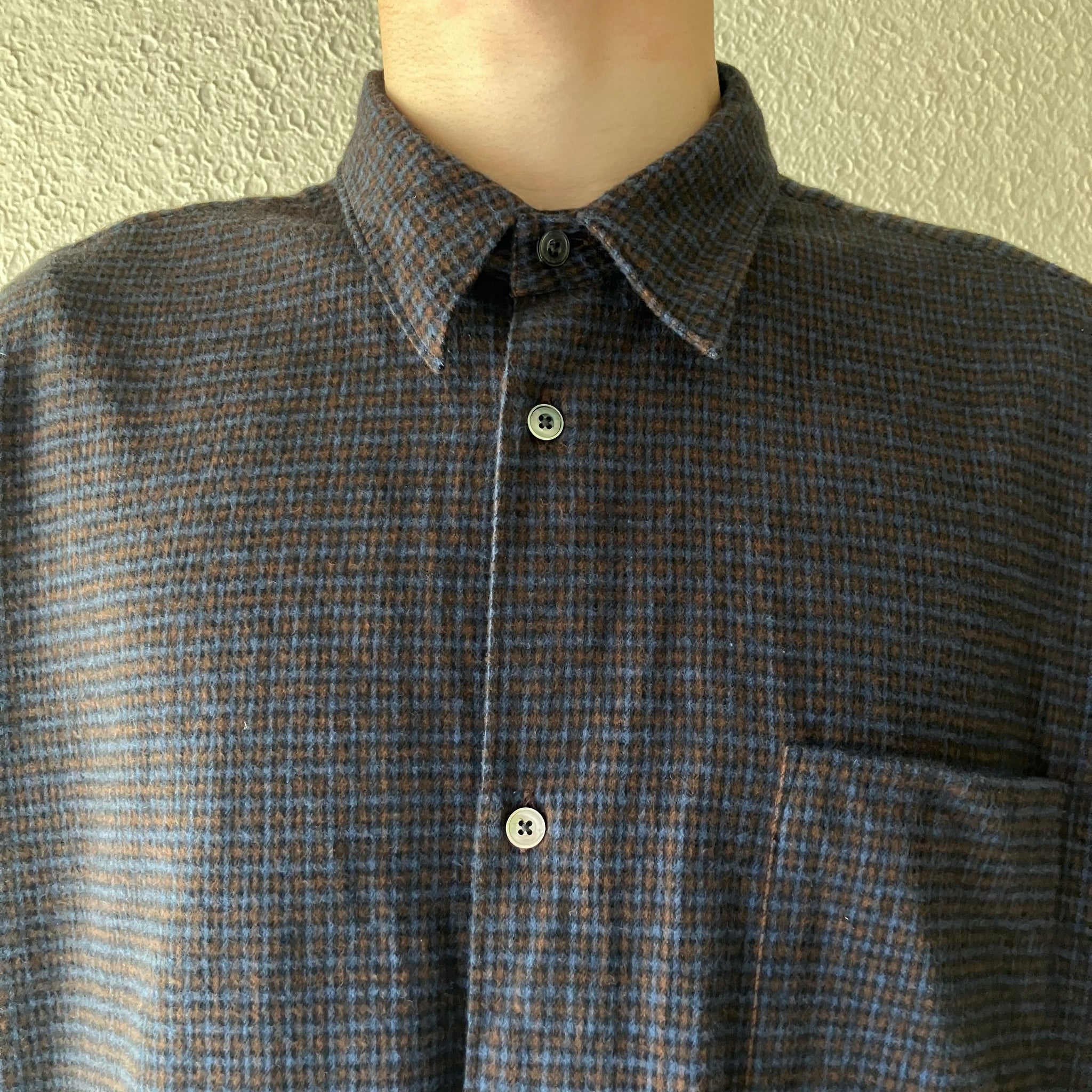 FUJITO｜BS Shirt｜Brown check