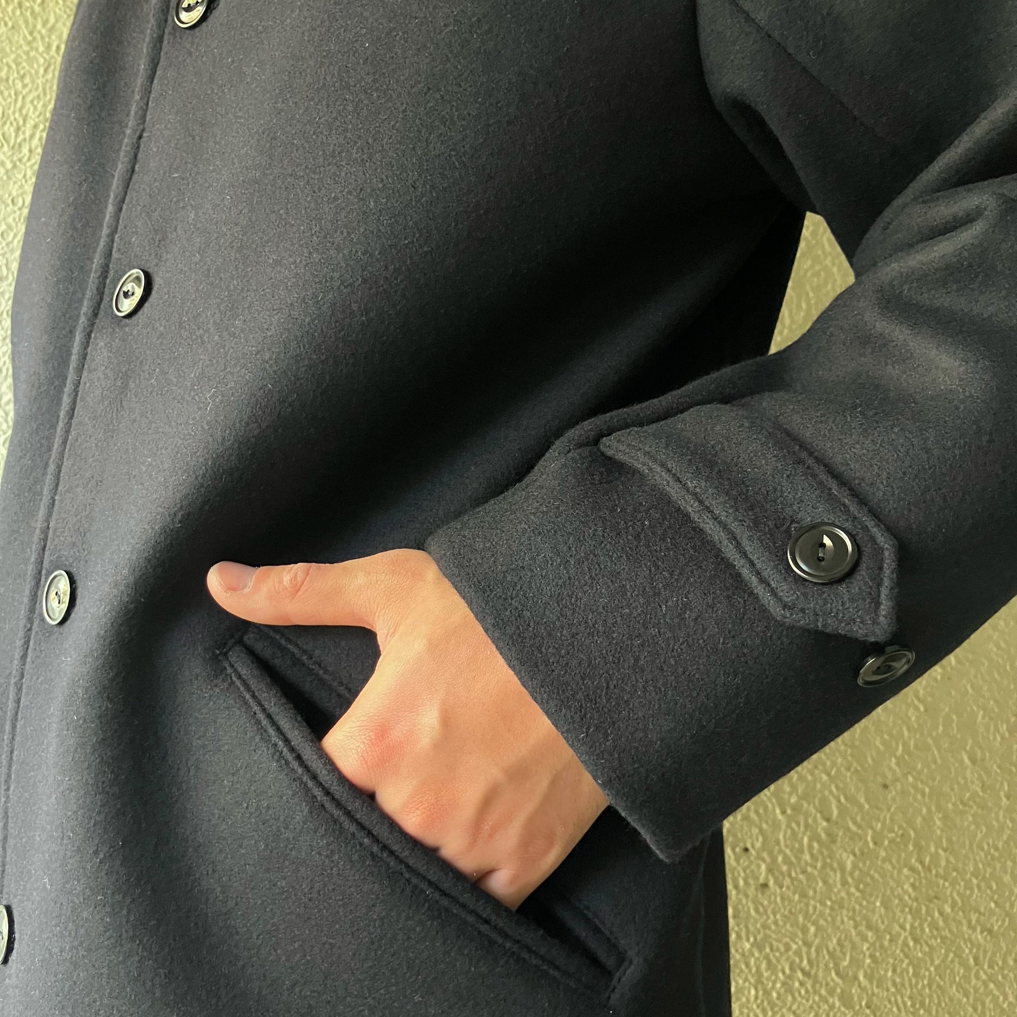 klause |クロイゼ | Bal Collar Coat｜Navy