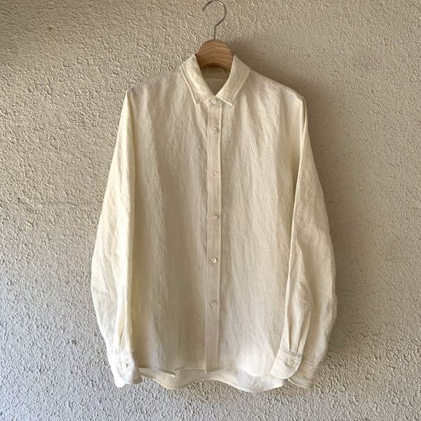 klause｜クロイゼ｜L-S Work Shirts｜OW 天日干しリネン – Roundabout