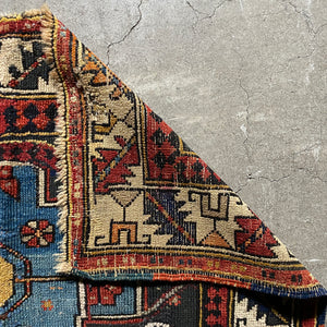 Tribe｜T-1474｜コーカサス｜プレイヤーラグ アンティーク｜25-057｜134x94