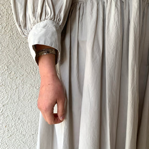 COSMIC WONDER｜17CW17284｜Cotton silk typewriter farmer's dress｜Jade