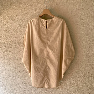 COSMIC WONDER｜17CW01173｜Cotton silk typewriter circle shirt｜Beeswax