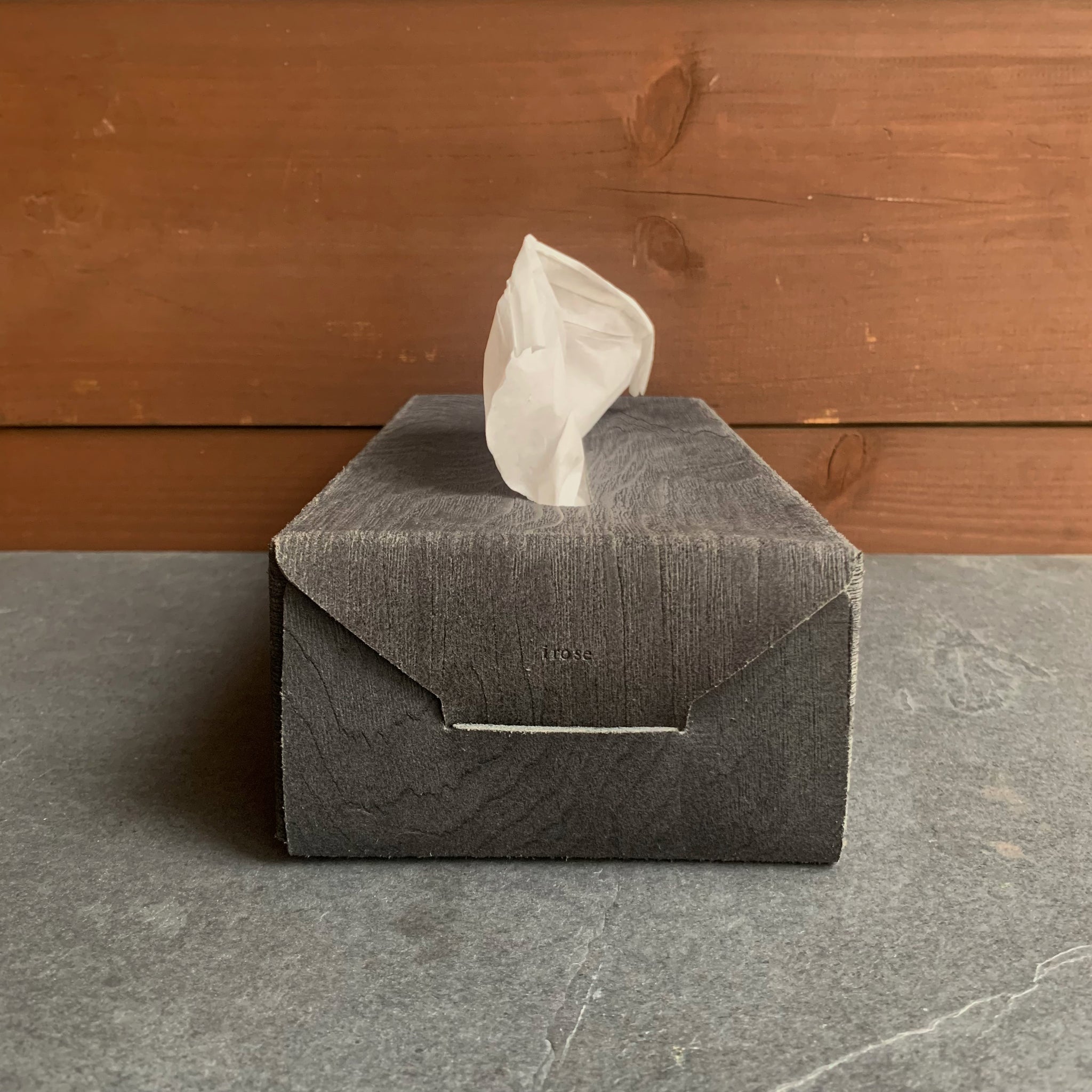 irose｜イロセ｜ASHWOOD LEATHER TISSUE BOX CASE
