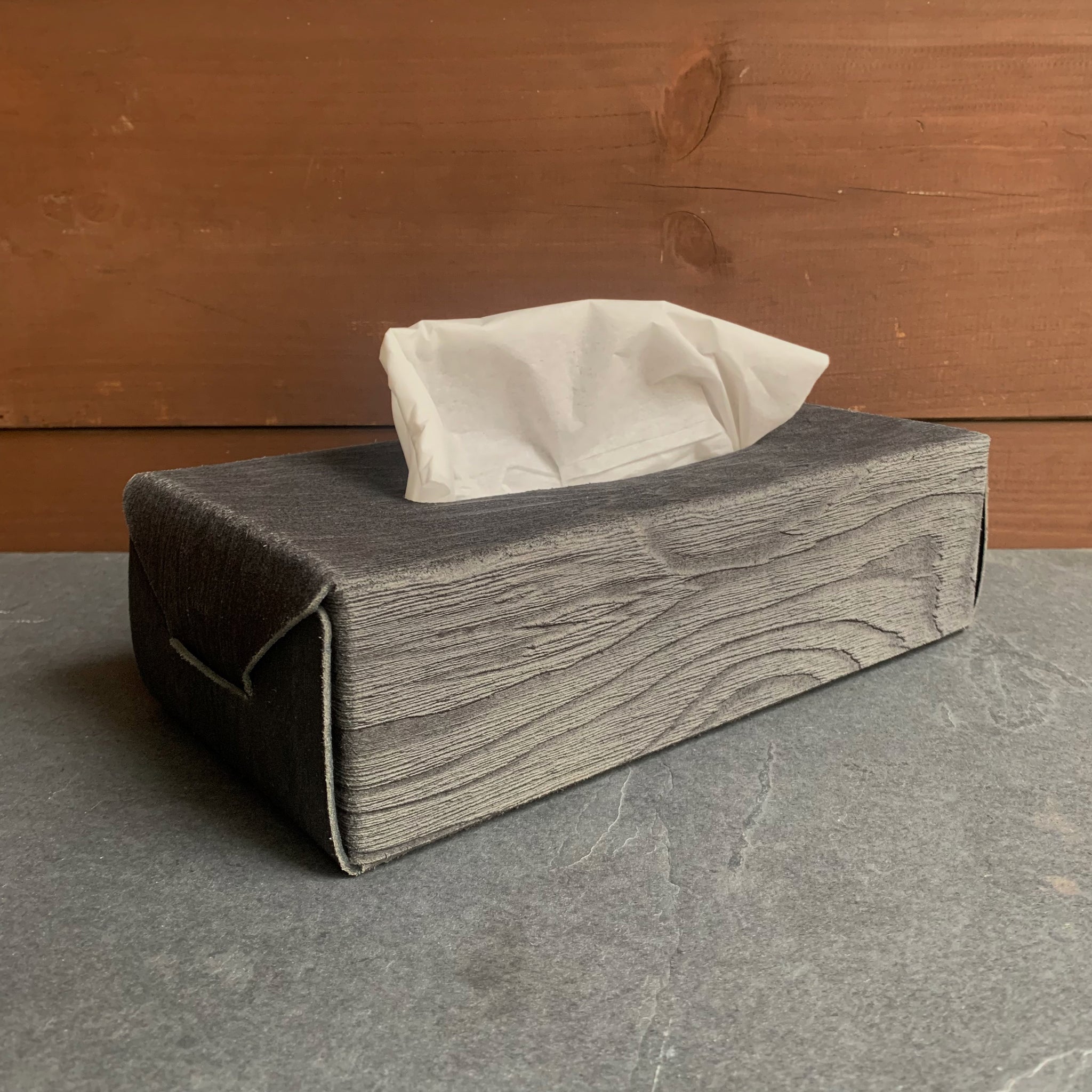 irose｜イロセ｜ASHWOOD LEATHER TISSUE BOX CASE