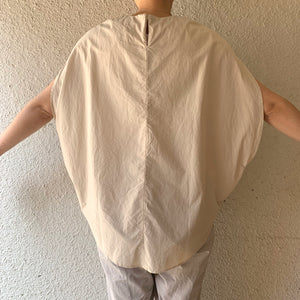 COSMIC WONDER｜17CW01173｜Cotton silk typewriter circle shirt｜Beeswax