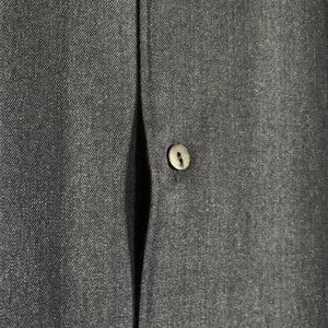 MITTAN｜SH-145｜ストレッチNMウールシャツ｜墨黒