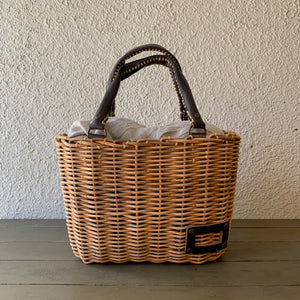 ebagos｜トートバスケット・レザーハンドル｜21SS #12503｜CHO