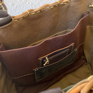 ebagos｜トートバスケット・レザーハンドル｜21SS #12503｜CHO