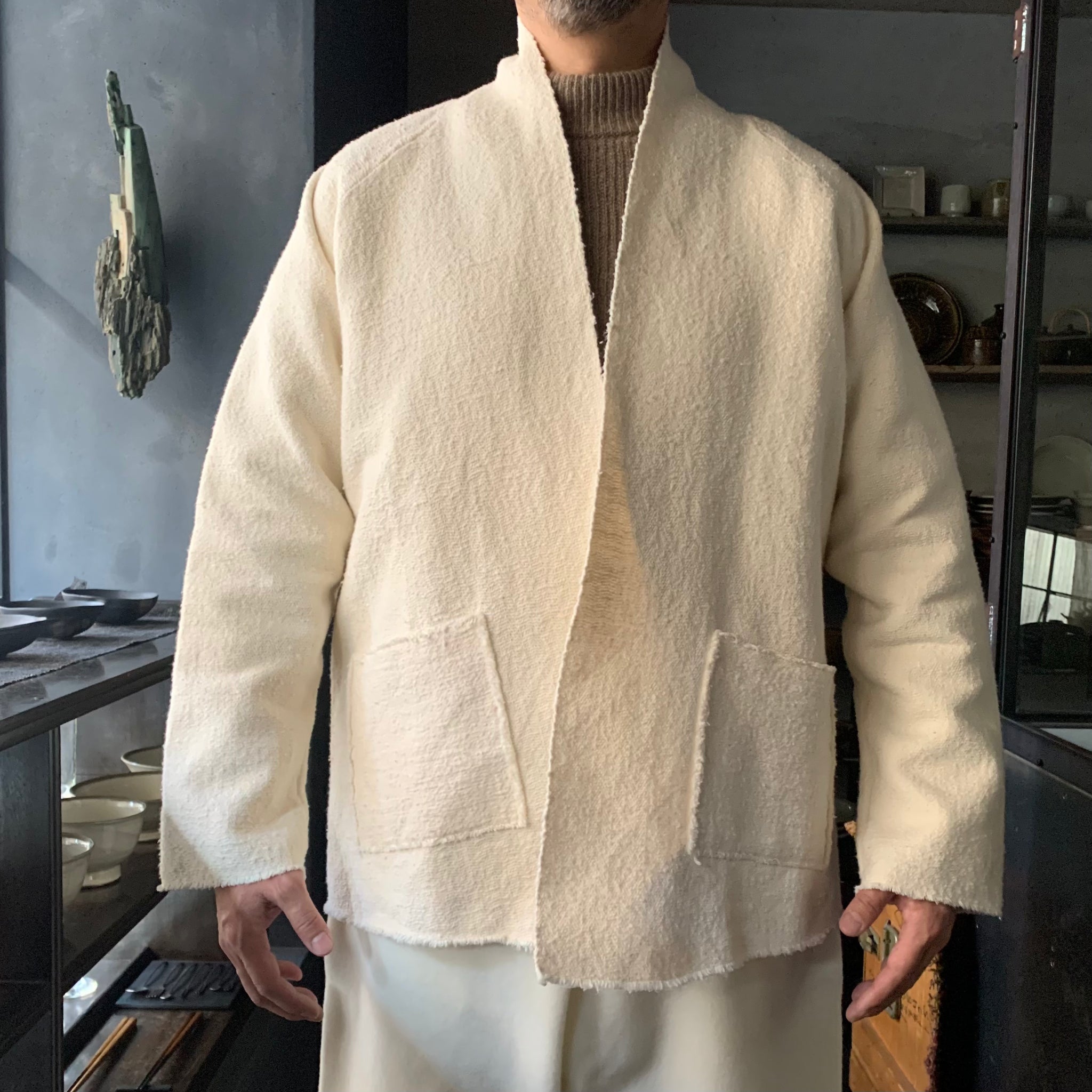 MITTAN｜JK-81｜OGガラ紡ジャケット｜生成 – Roundabout & OUTBOUND