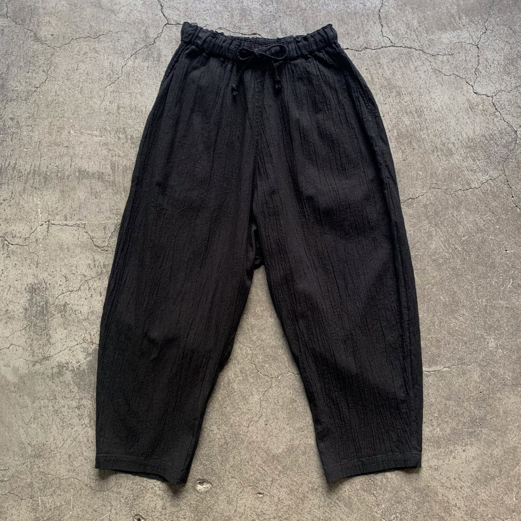 MITTAN｜PT-113｜強撚竹パンツ｜黒