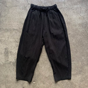 MITTAN｜PT-113｜強撚竹パンツ｜黒