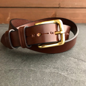 Jabez Cliff｜ジャベツクリフ｜Stirrup Belt｜2.8cm幅｜Chestnut Brown 