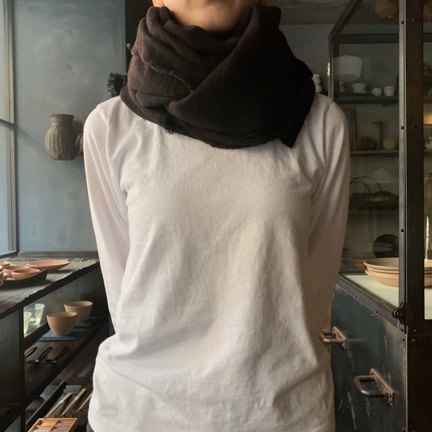MITTAN｜SC-19｜毛布２ 小｜こげ茶