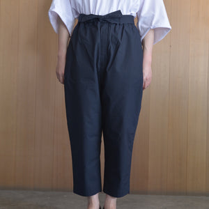 COSMIC WONDER｜10CW12023｜Ancient mythic cotton obi pants | Black