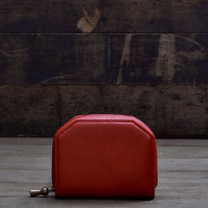 POSTALCO | No.60017 | Kettle Zipper Wallet | Small | Red