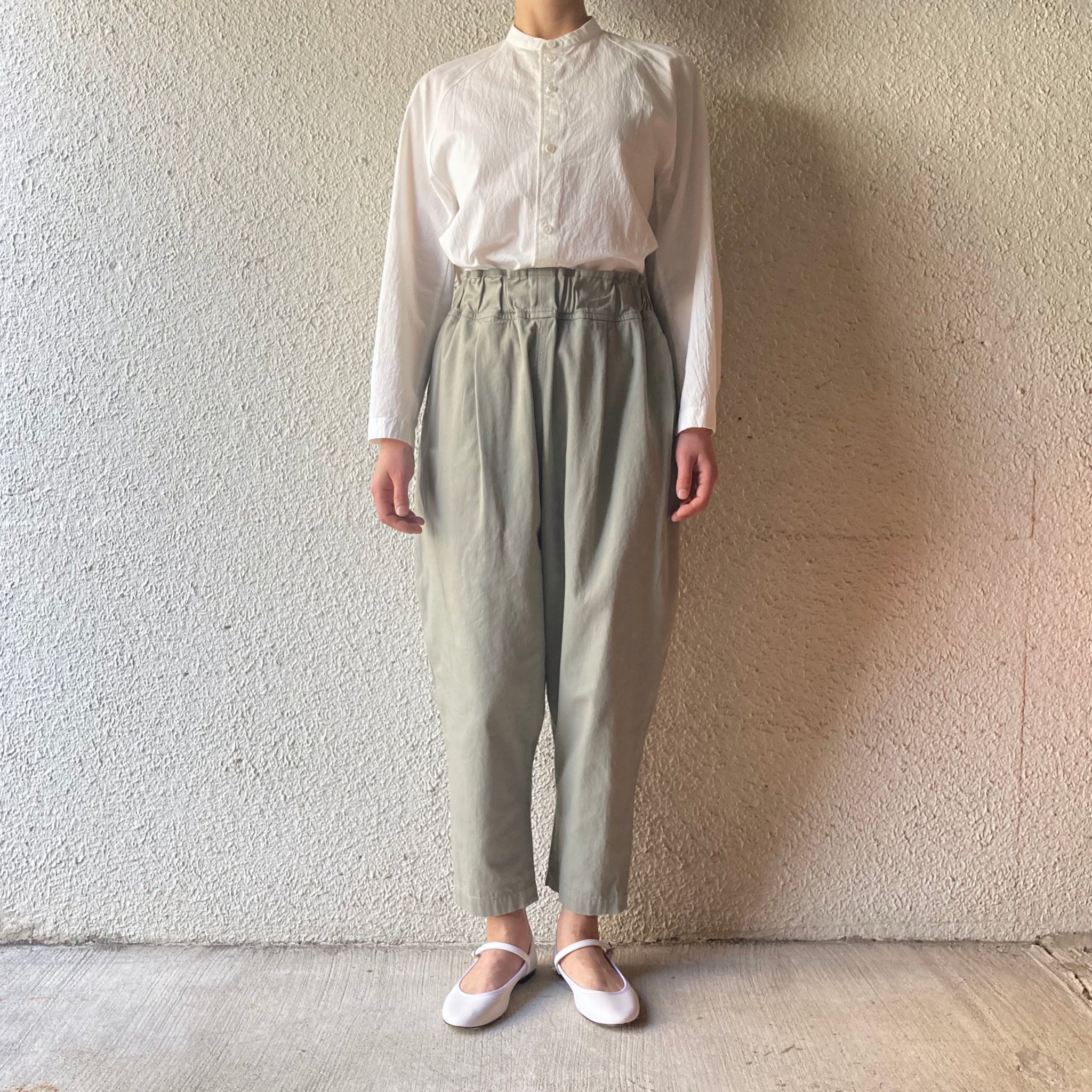 FIRMUM パンツ｜GE_FR0802PF｜FCYLPT｜20/1コットン・強撚ツイル｜Sage