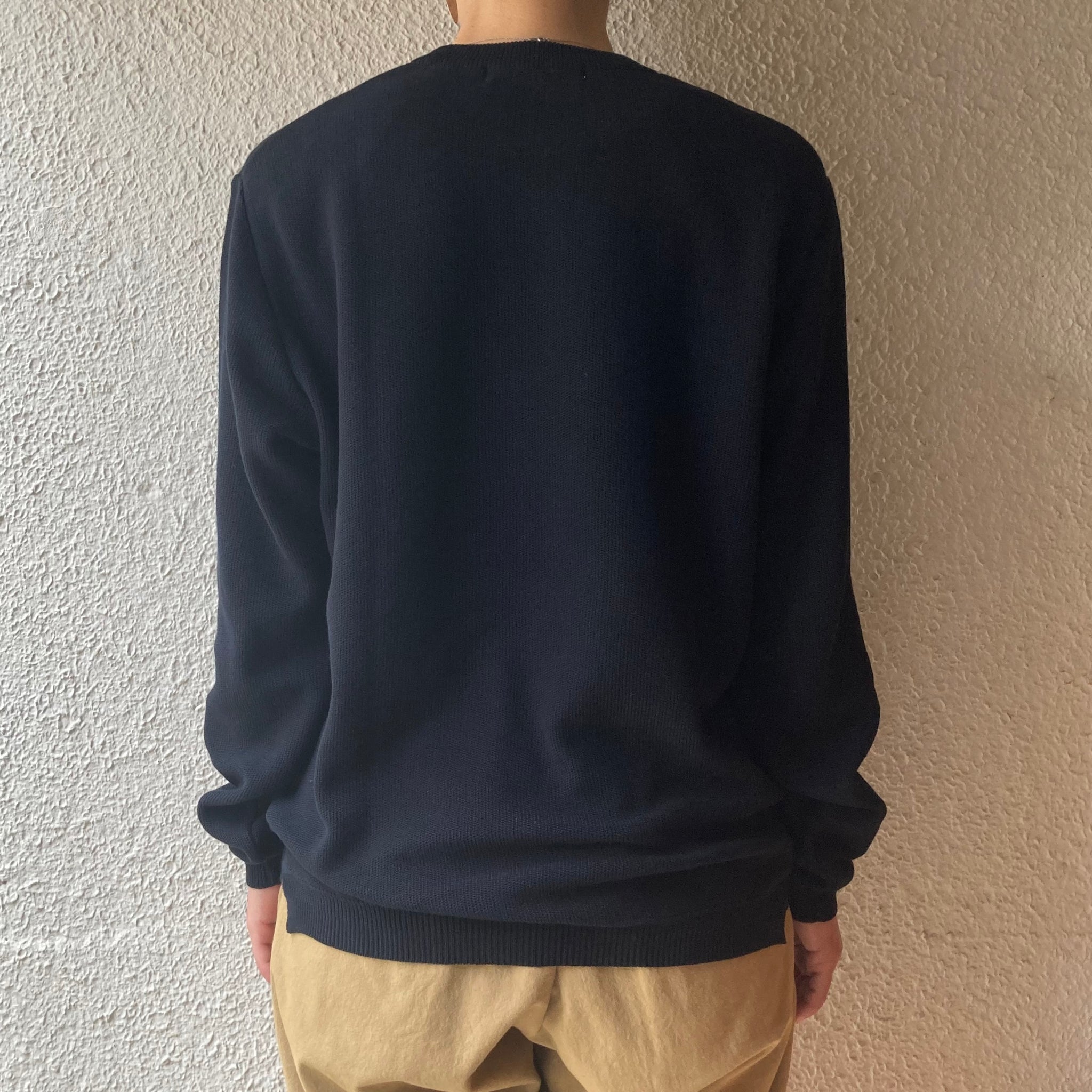 FUJITO｜L/S Knit T-shirts｜Black《Roundaboutカラー別注》