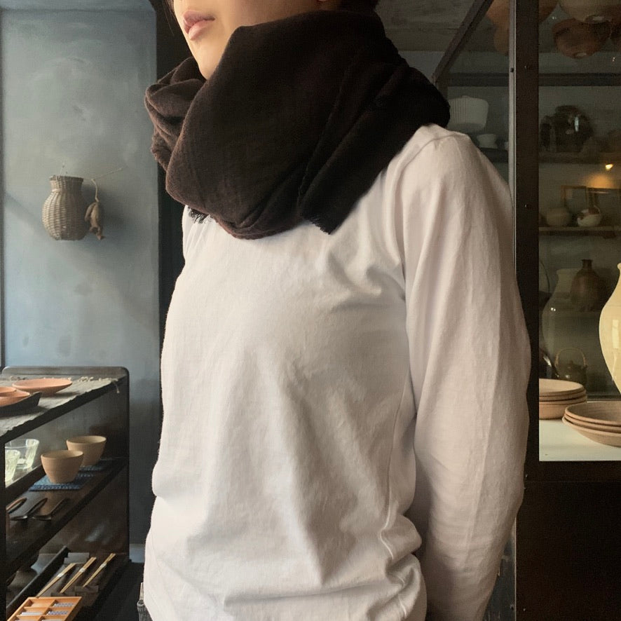 MITTAN｜SC-19｜毛布２ 小｜こげ茶