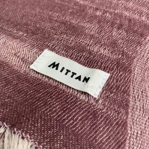 MITTAN｜SC-19C｜毛布２ 小（草木染）｜茜（鉄）
