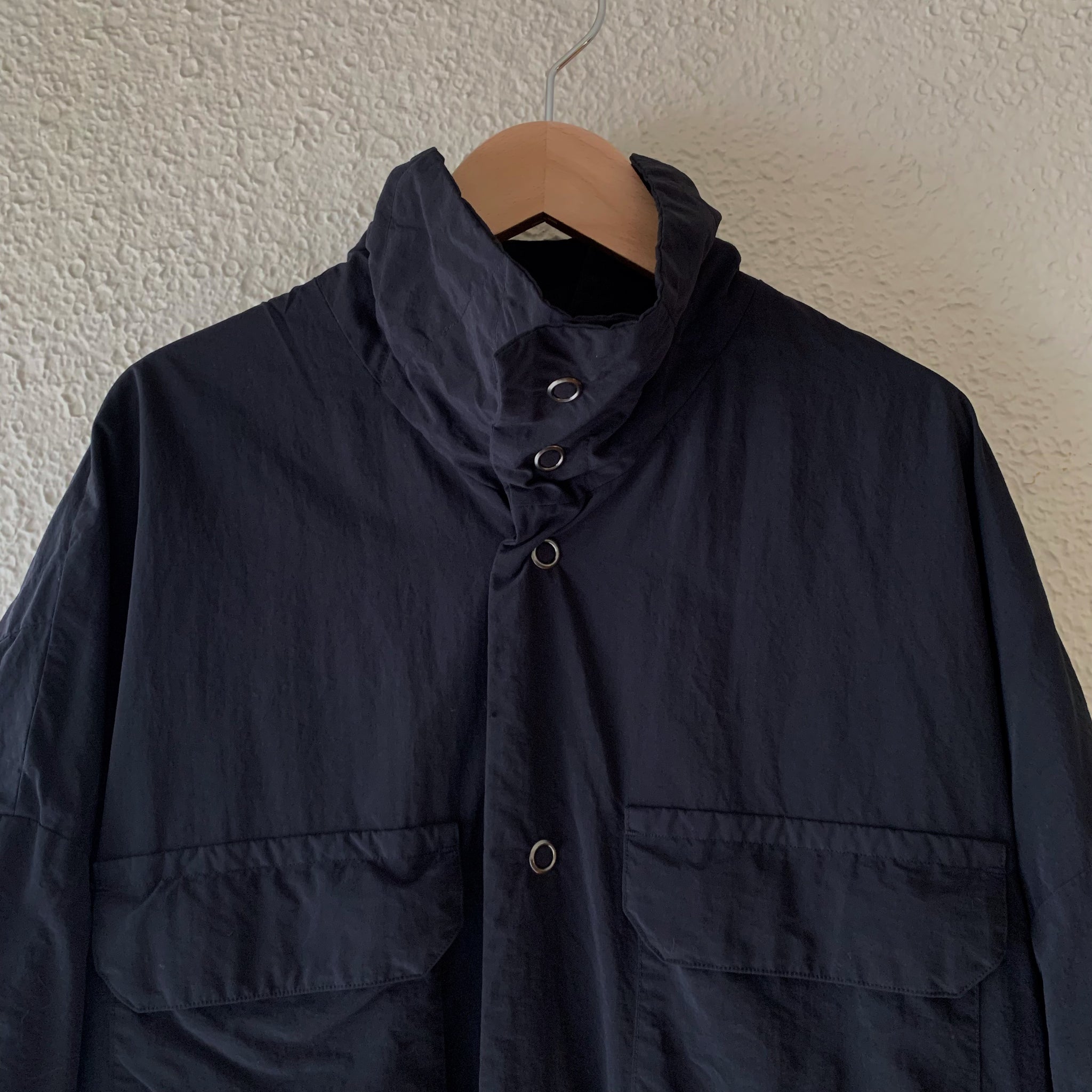 FIRMUM｜TG_FR1003CT｜FSSCT｜ナイロン タッサー ガーメントダイ｜Black