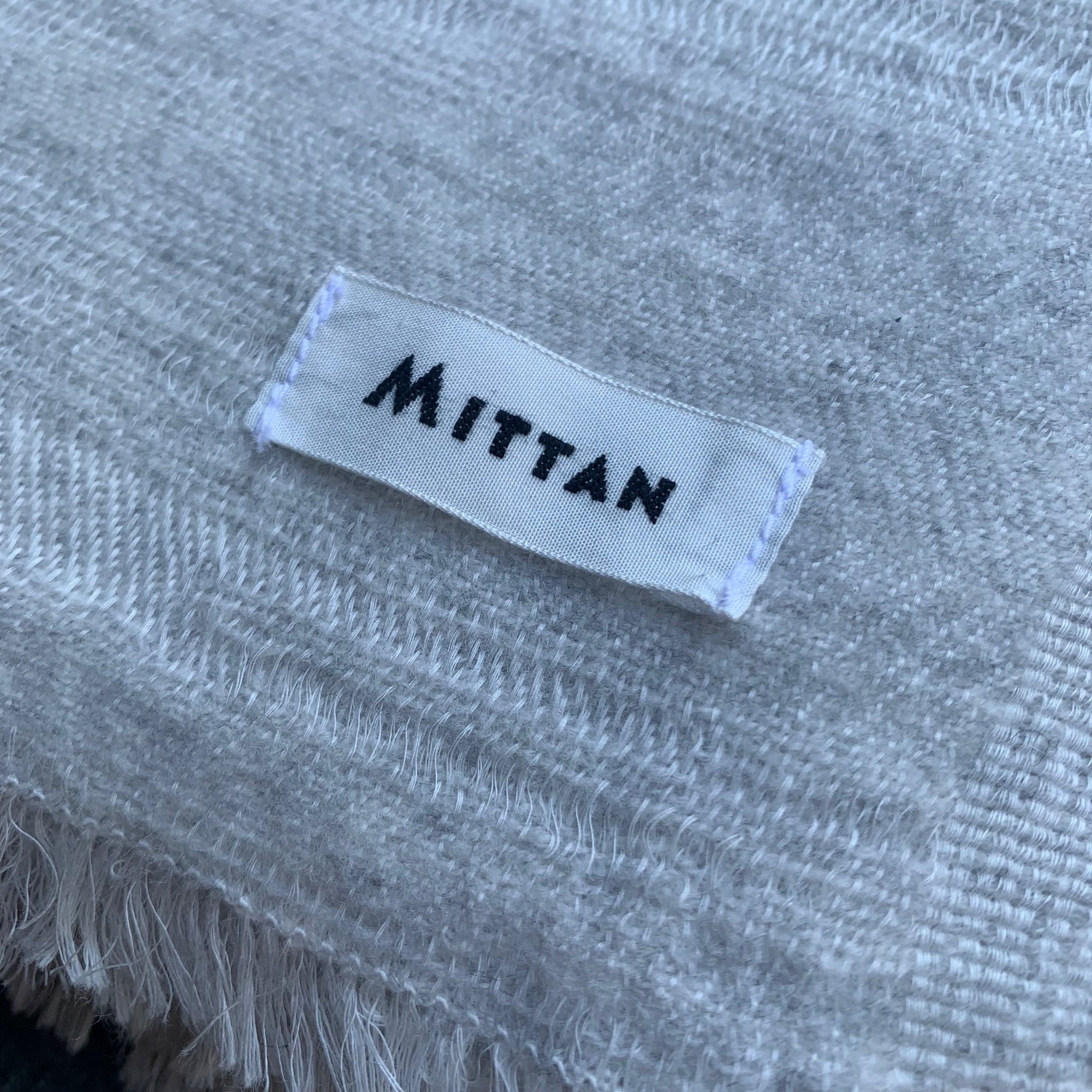 MITTAN｜SC-20｜毛布２ 中｜薄灰