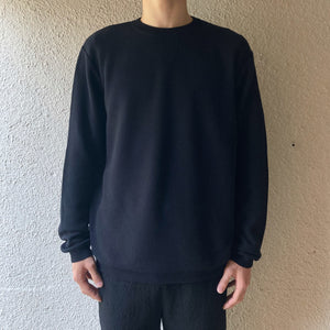 FUJITO｜L/S Knit T-shirts｜Black《Roundaboutカラー別注》