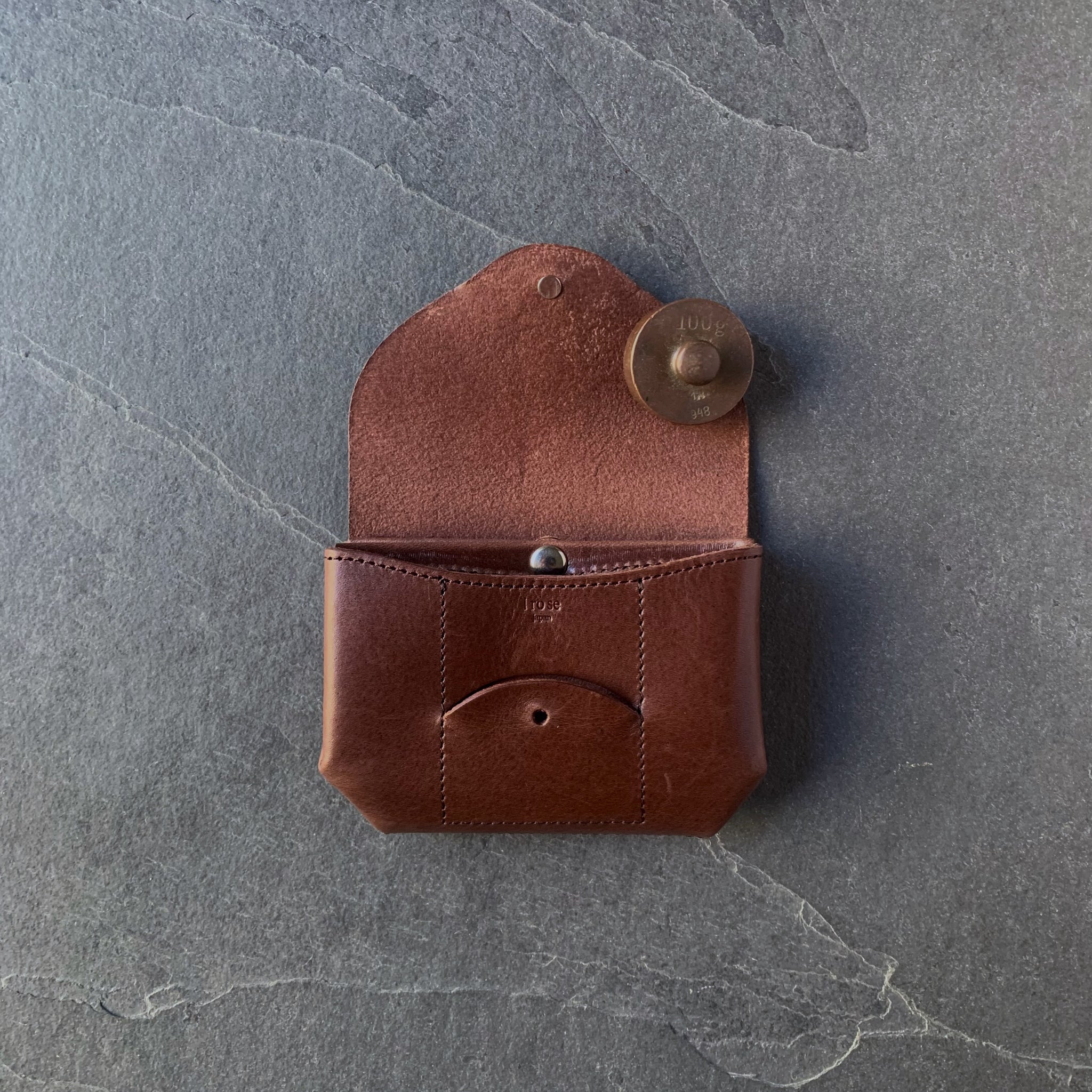 irose｜イロセ｜RIC-RAC MINI WALLET｜D.BROWN