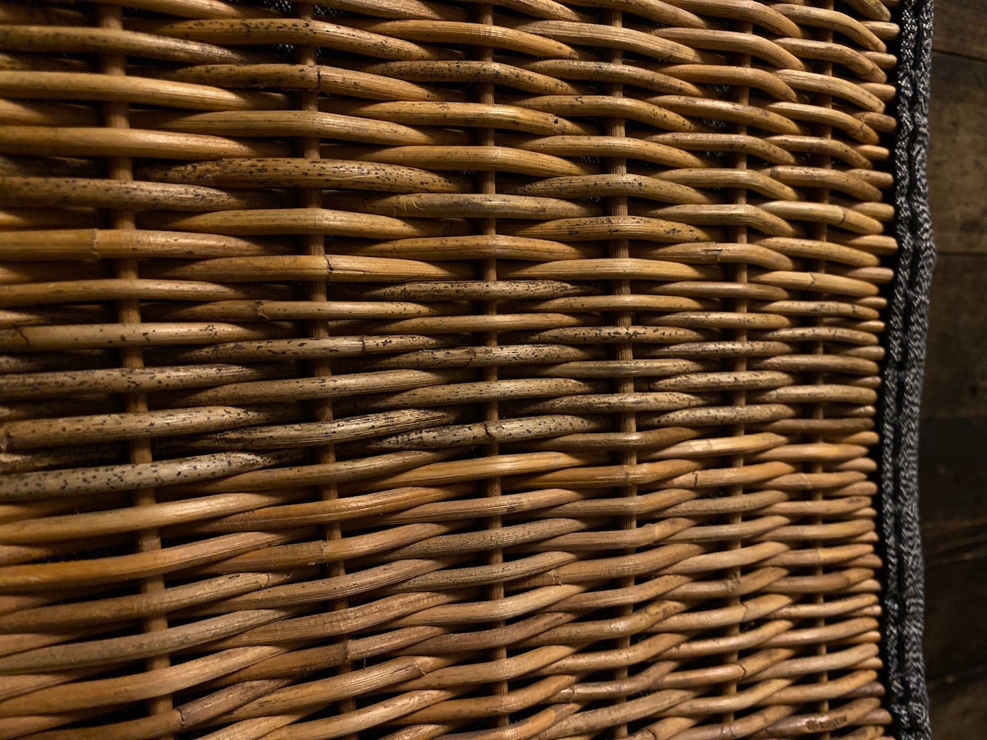 ebagos カゴ袋 撚糸帆布 19SS #19363 BK