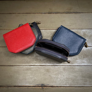 POSTALCO | No.60022 | Kettle Zipper Wallet | Thin | Red