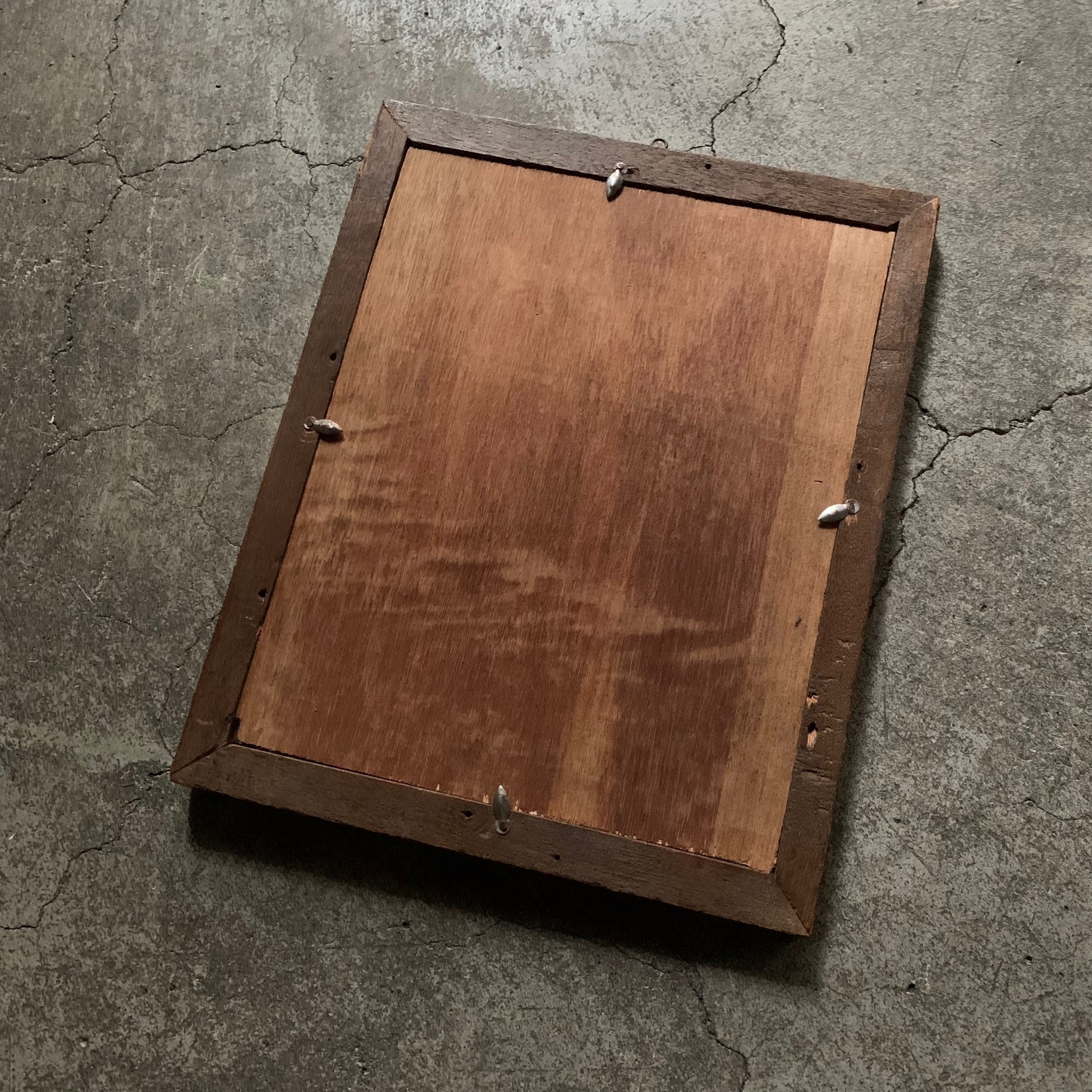 Vintage Wooden Frame｜インドのヴィンテージ木製額 #16